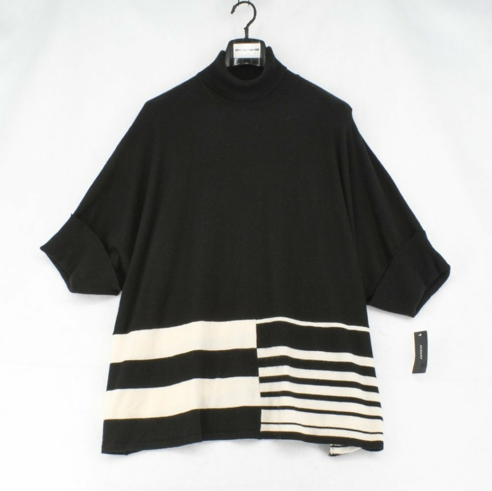 Alfani,  Half Sleeve Turtleneck Poncho … - Picture 2 of 7